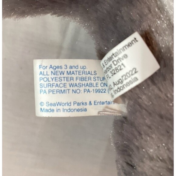 Sea World Plush Stuffed Dolphin Souvenir Toy 18" - Picture 6 of 10